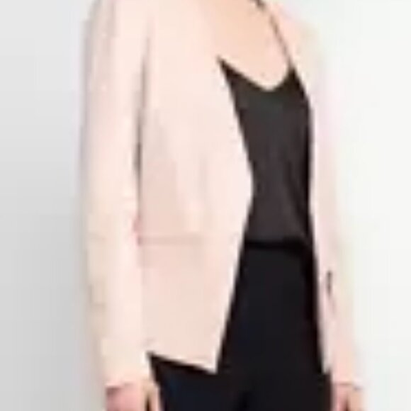 Tahari Pink Blazer Tailored Collarless Design - Picture 5 of 7